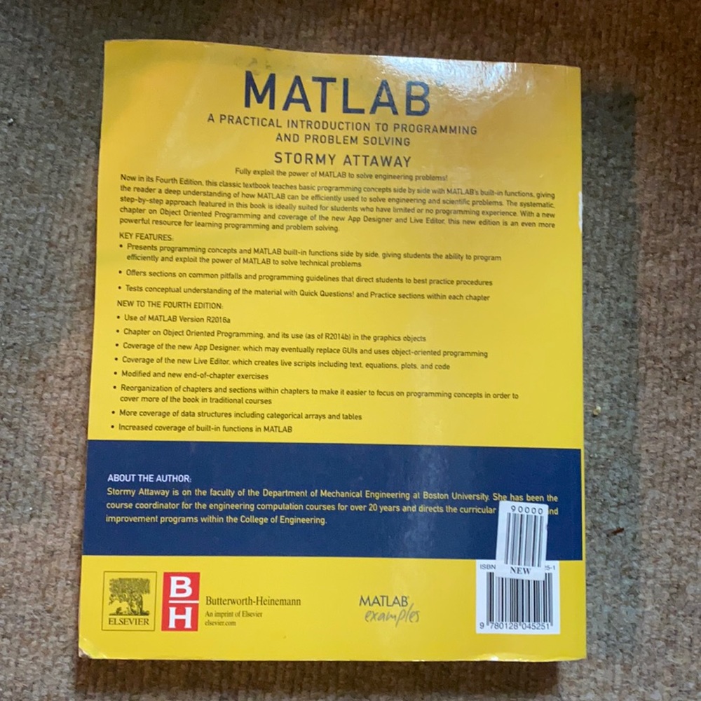 MATLAB fourth edition - Picture 2 of 2